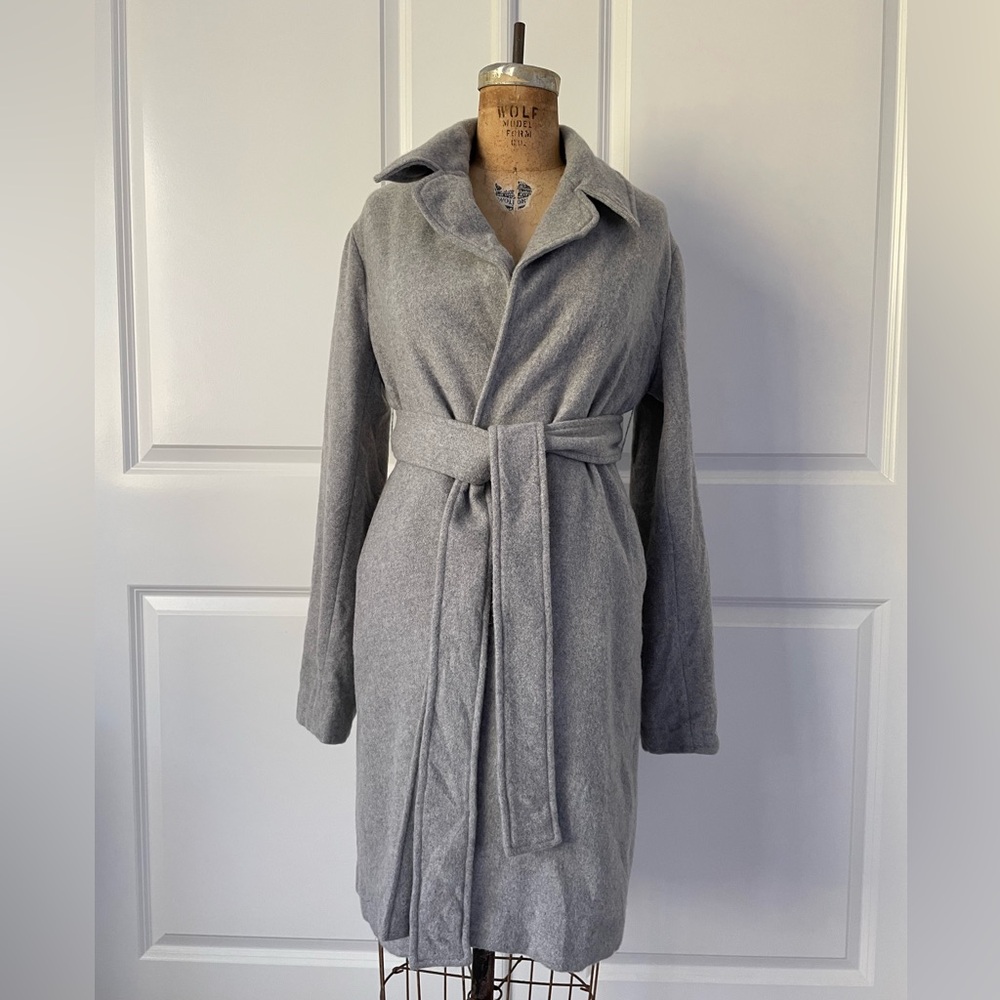 Pharaoh Collection Wool and Cashmere Coat / “Coatigan”. Gray, size S/M.